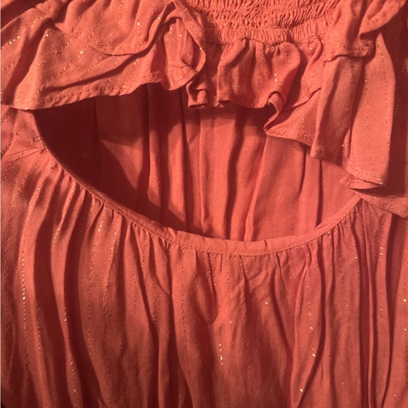 Women’s Spell & The Gypsy Colllective Florence Midi Dress XL Burnt Red NWT $200 - Picture 3 of 4